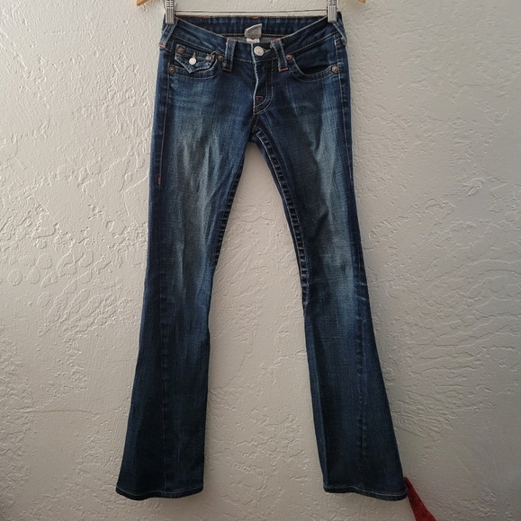 True Religion Boot Cut Jeans Size 26 - Picture 1 of 7